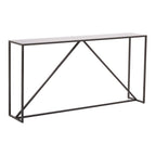 Console industrielle en acier et MDF avec cadre thermolaqué pour couloir