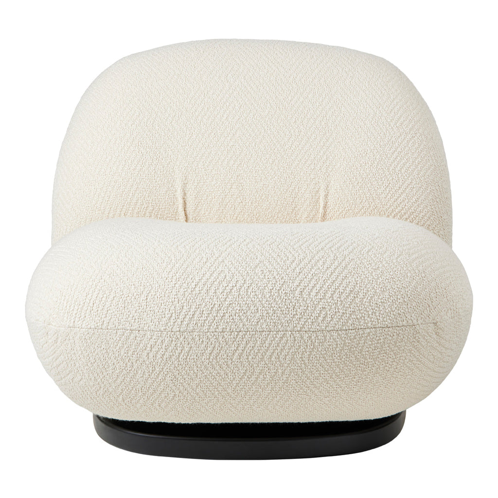Fauteuil lounge moderne français entièrement tapissé avec forme de nuage flottant de faible hauteur pour salon