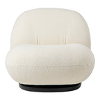 Fauteuil lounge moderne français entièrement tapissé avec forme de nuage flottant de faible hauteur pour salon