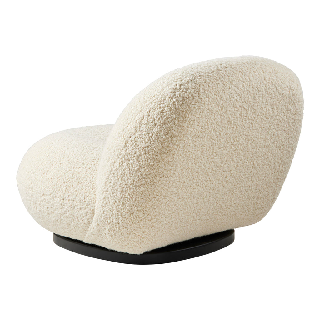 Fauteuil lounge moderne français entièrement tapissé avec forme de nuage flottant de faible hauteur pour salon