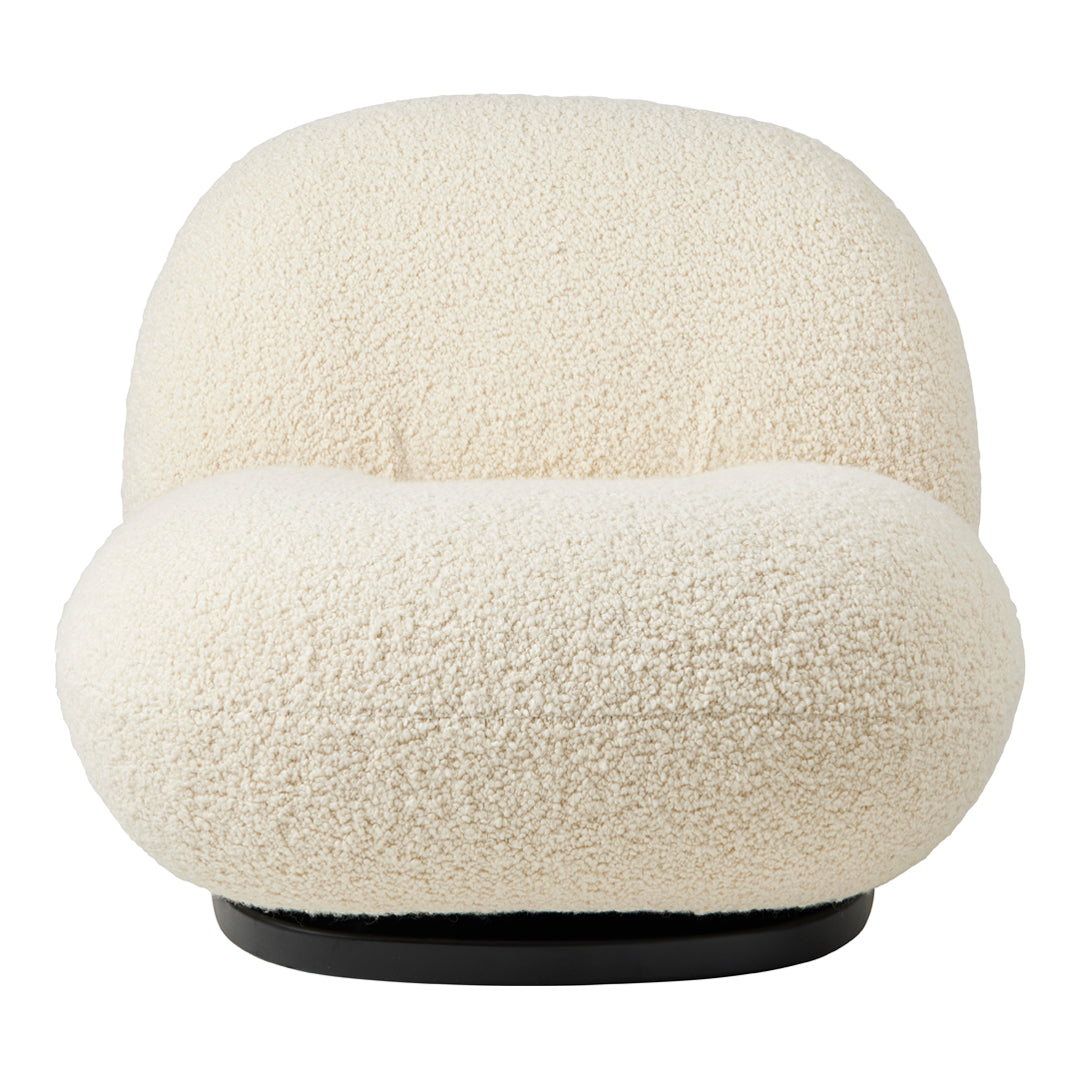 Fauteuil lounge moderne français entièrement tapissé avec forme de nuage flottant de faible hauteur pour salon