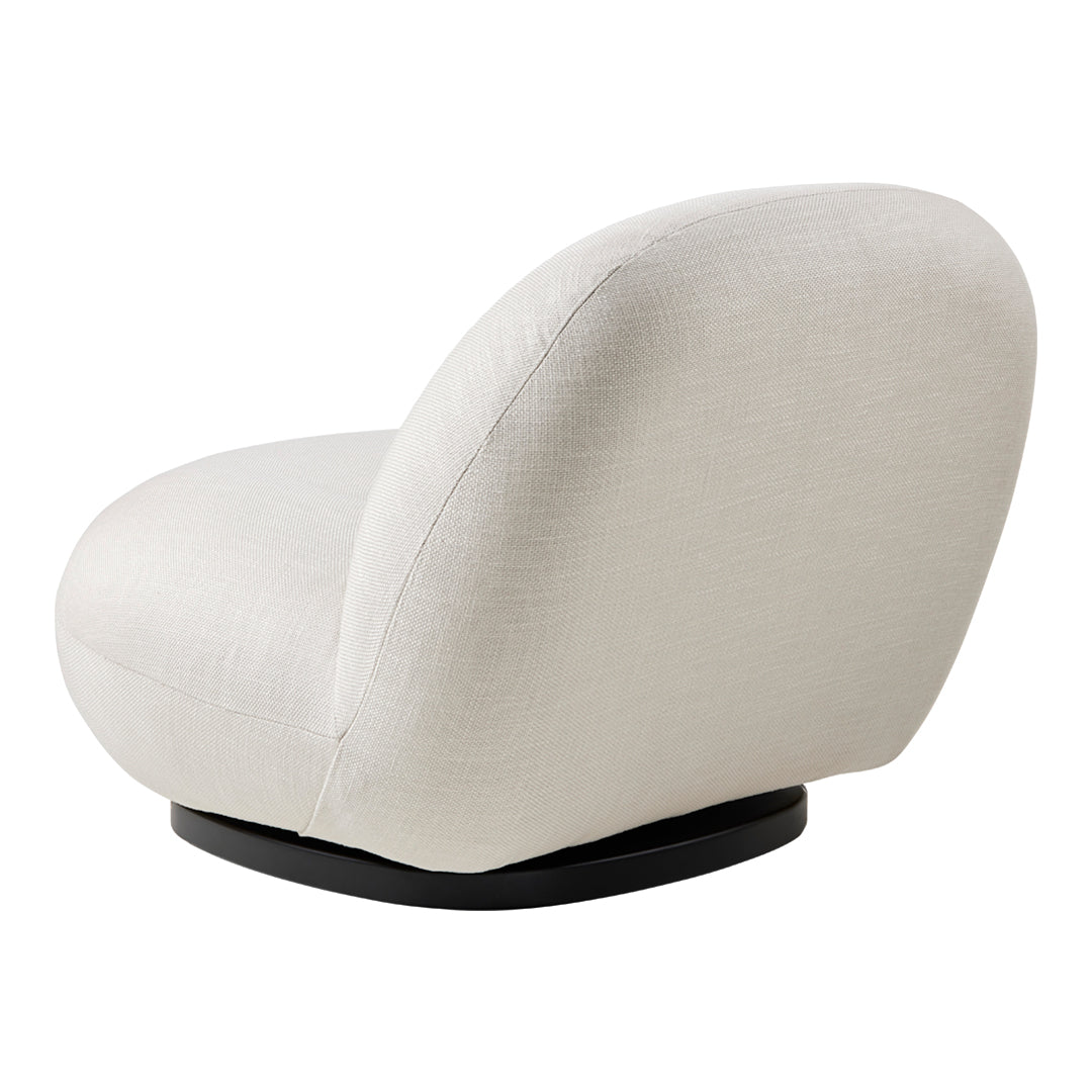 Fauteuil lounge moderne français entièrement tapissé avec forme de nuage flottant de faible hauteur pour salon