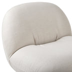 Fauteuil lounge moderne français entièrement tapissé avec forme de nuage flottant de faible hauteur pour salon