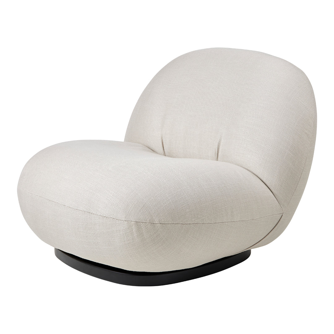 Fauteuil lounge moderne français entièrement tapissé avec forme de nuage flottant de faible hauteur pour salon