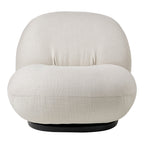 Fauteuil lounge moderne français entièrement tapissé avec forme de nuage flottant de faible hauteur pour salon