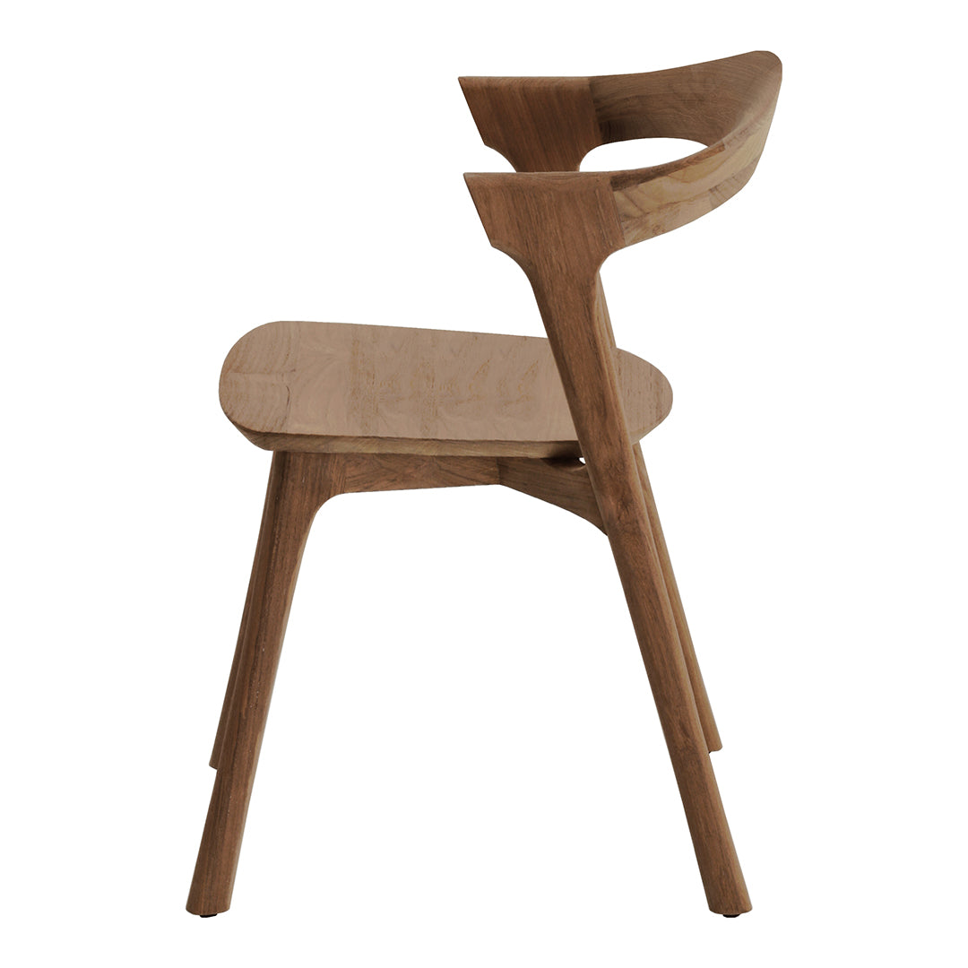 Chaise de salle à manger scandinave en chêne massif, aspect léger, avec coussin optionnel pour la salle à manger