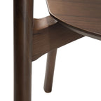 Chaise de salle à manger scandinave en chêne massif, aspect léger, avec coussin optionnel pour la salle à manger