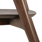Chaise de salle à manger scandinave en chêne massif, aspect léger, avec coussin optionnel pour la salle à manger