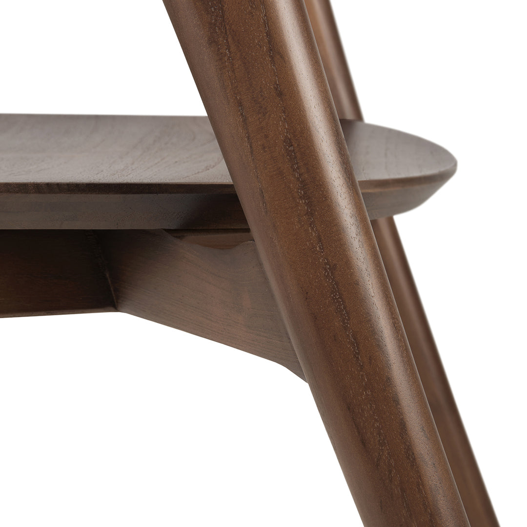 Chaise de salle à manger scandinave en chêne massif, aspect léger, avec coussin optionnel pour la salle à manger