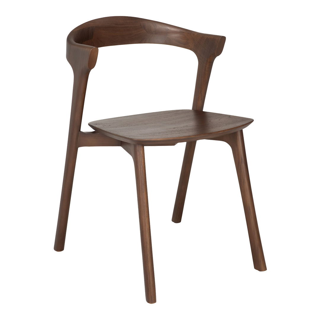 Chaise de salle à manger scandinave en chêne massif, aspect léger, avec coussin optionnel pour la salle à manger