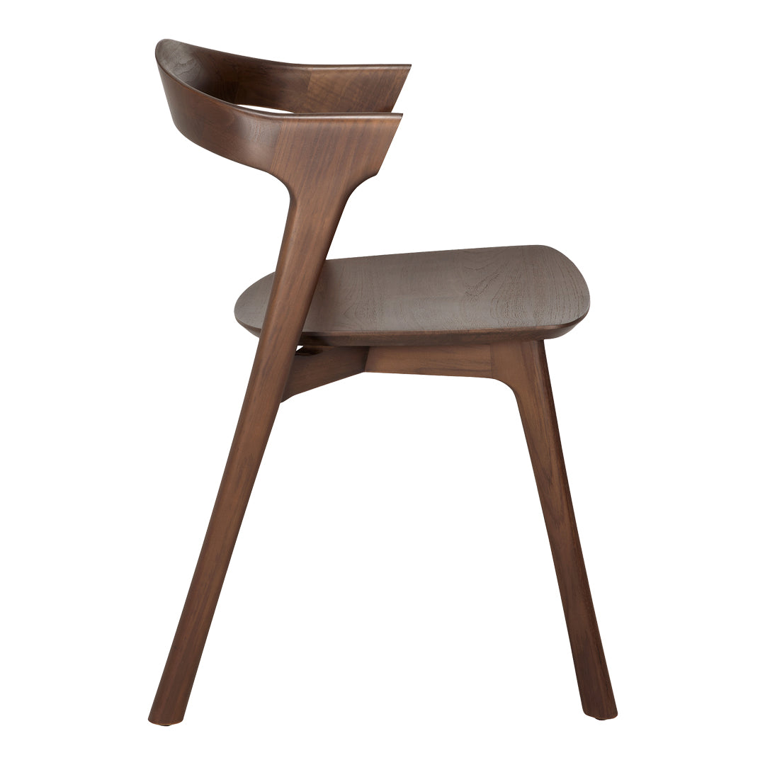 Chaise de salle à manger scandinave en chêne massif, aspect léger, avec coussin optionnel pour la salle à manger