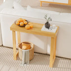 Console moderne en bois massif pour l'entrée ou le couloir