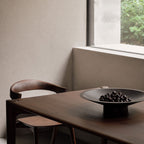 Chaise de salle à manger scandinave en chêne massif, aspect léger, avec coussin optionnel pour la salle à manger