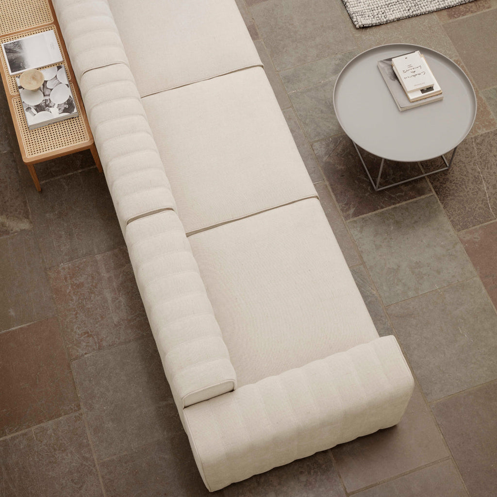 Table basse industrielle en métal filé avec cadre rotatif réglable sur 3 hauteurs pour salon