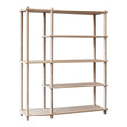 Console moderne en bois laqué au design symétrique pour couloir ou chambre