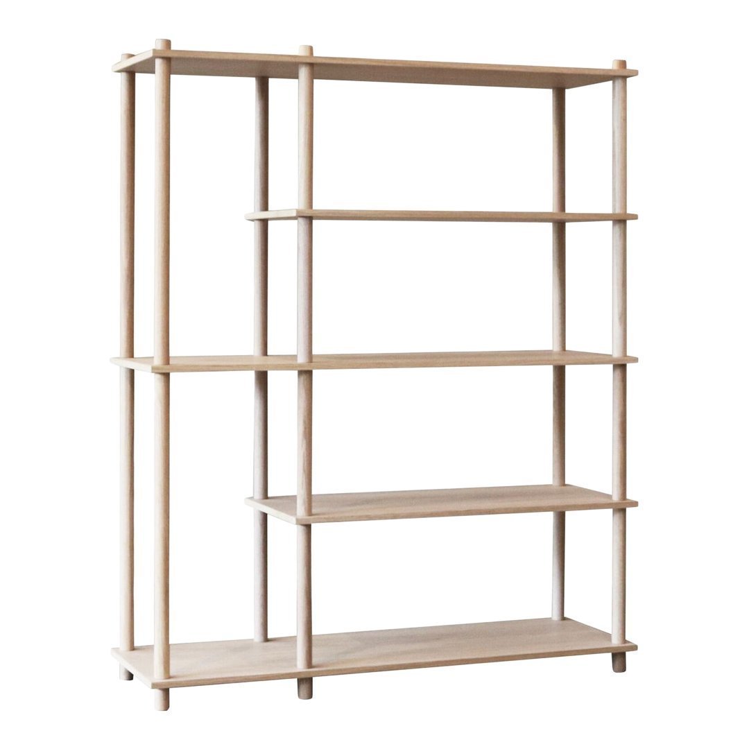 Console moderne en bois laqué au design symétrique pour couloir ou chambre