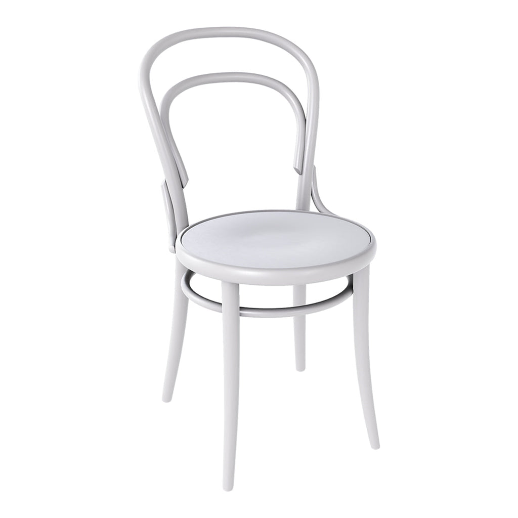 Chaise d'appoint de café classique en bois de hêtre courbé au design léger emblématique pour salle à manger