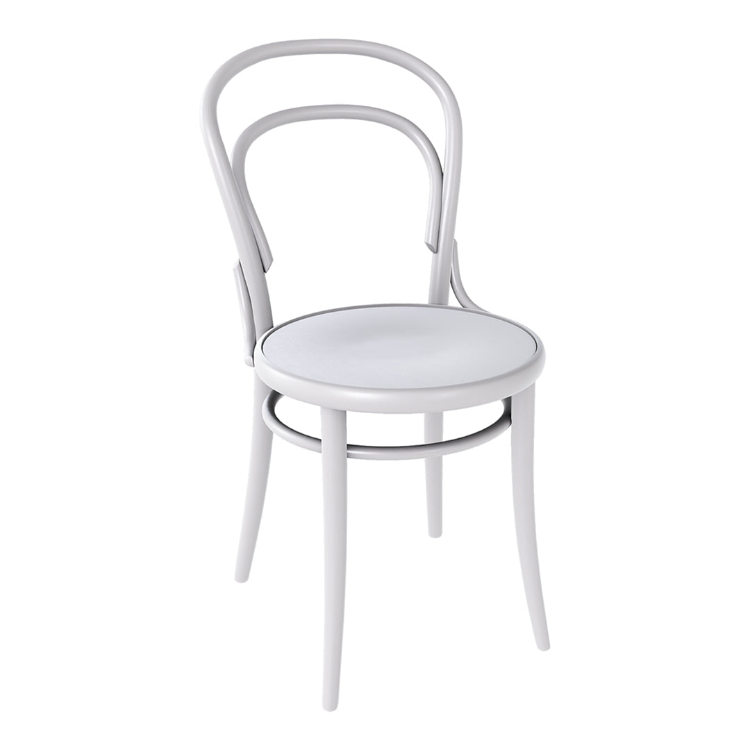 Chaise d'appoint de café classique en bois de hêtre courbé au design léger emblématique pour salle à manger