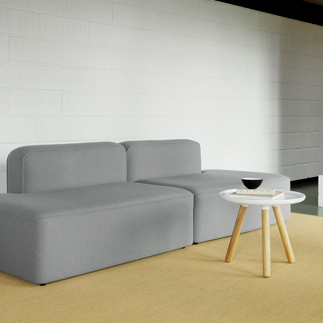 Table basse en bois minimaliste avec assemblage facile sans vis pour toute pièce