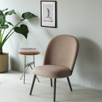 Fauteuil de salon moderne urbain en velours ou cuir avec assemblage à plat pour le salon