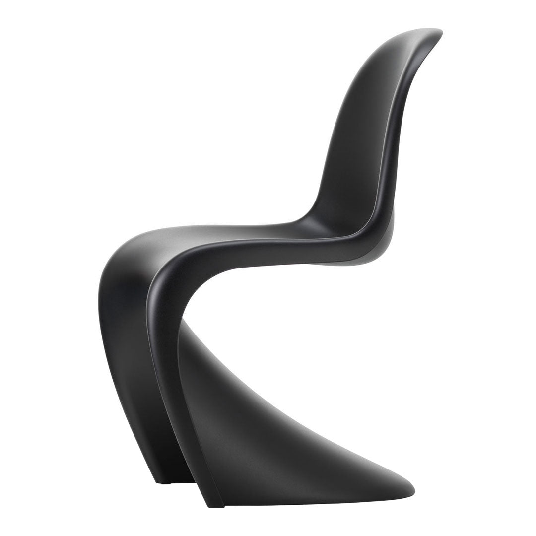 Chaise latérale en plastique emblématique avec design monobloc en porte-à-faux pour salle à manger ou extérieur