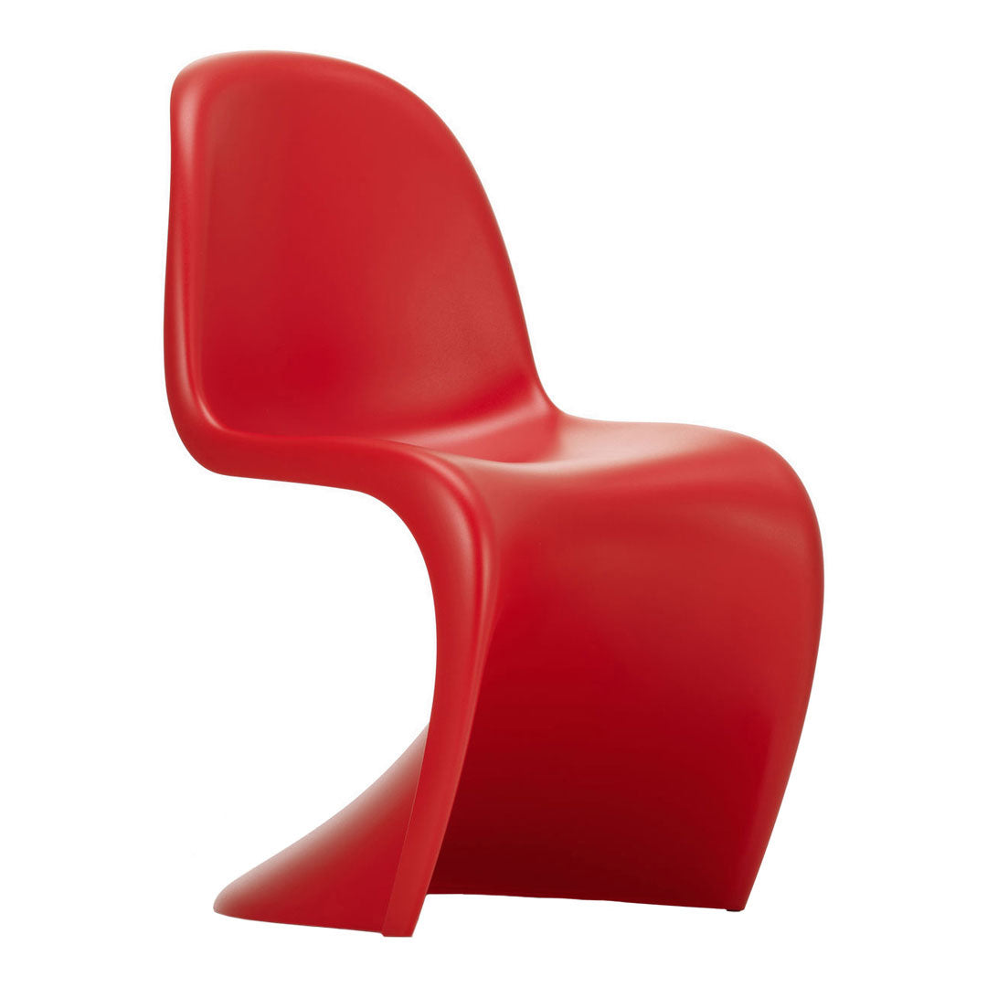 Chaise latérale en plastique emblématique avec design monobloc en porte-à-faux pour salle à manger ou extérieur