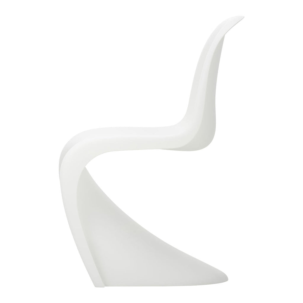 Chaise latérale en plastique emblématique avec design monobloc en porte-à-faux pour salle à manger ou extérieur