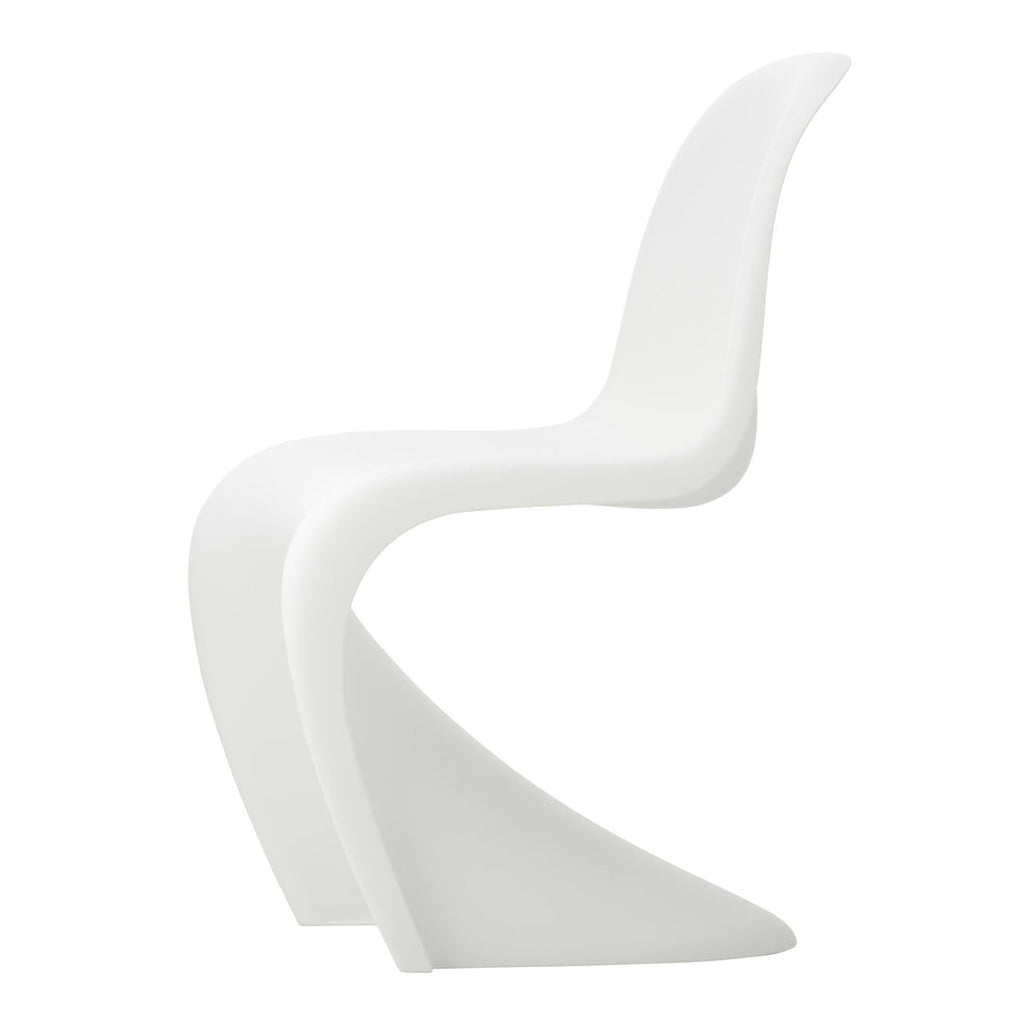 Chaise latérale en plastique emblématique avec design monobloc en porte-à-faux pour salle à manger ou extérieur