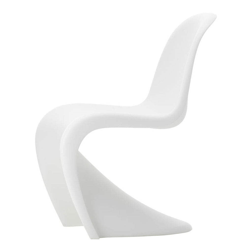 Chaise latérale en plastique emblématique avec design monobloc en porte-à-faux pour salle à manger ou extérieur