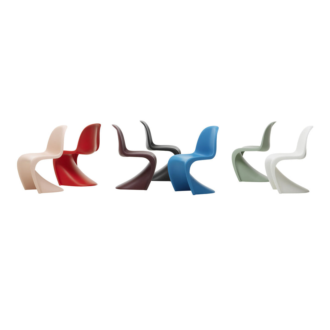Chaise latérale en plastique emblématique avec design monobloc en porte-à-faux pour salle à manger ou extérieur