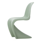 Chaise latérale en plastique emblématique avec design monobloc en porte-à-faux pour salle à manger ou extérieur