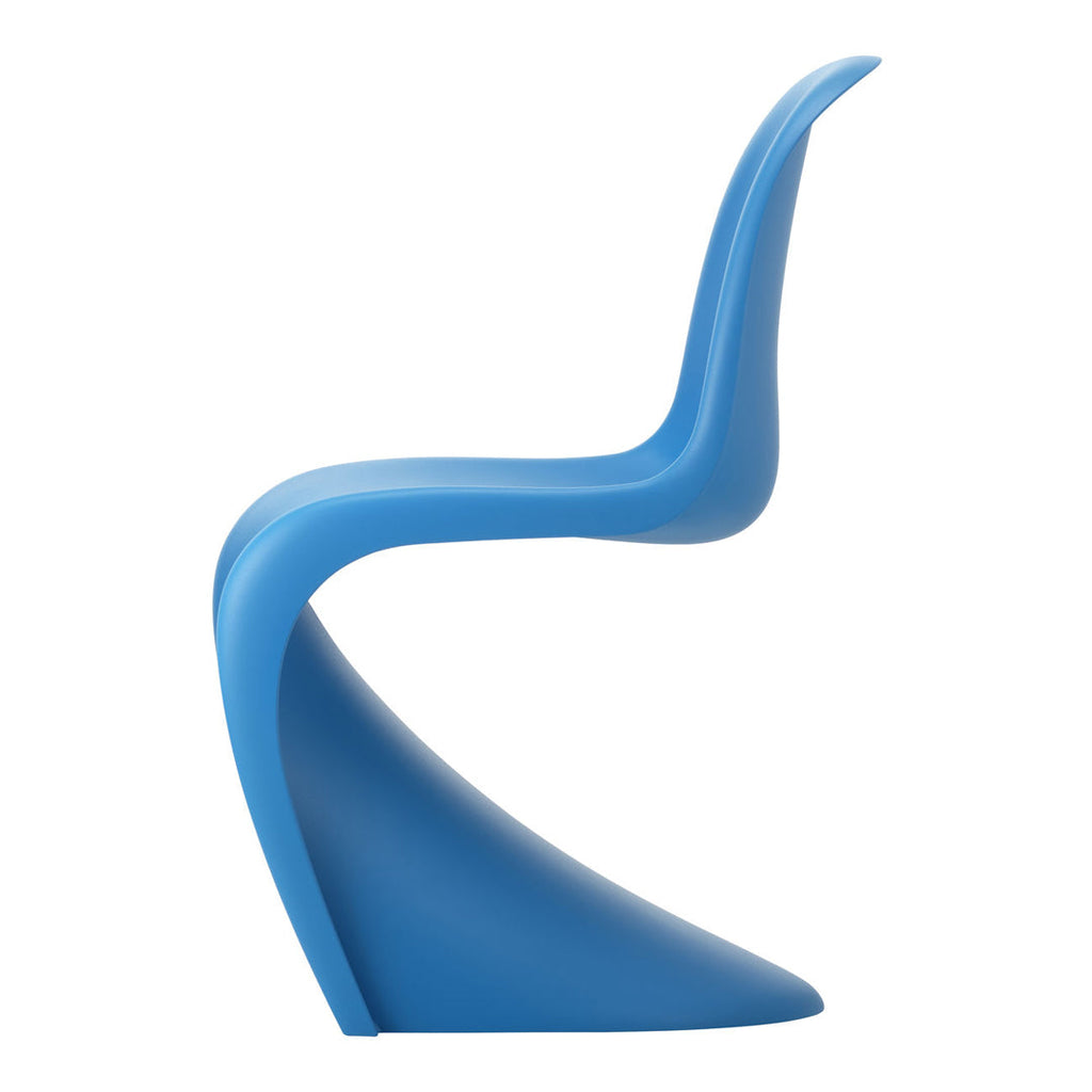 Chaise latérale en plastique emblématique avec design monobloc en porte-à-faux pour salle à manger ou extérieur