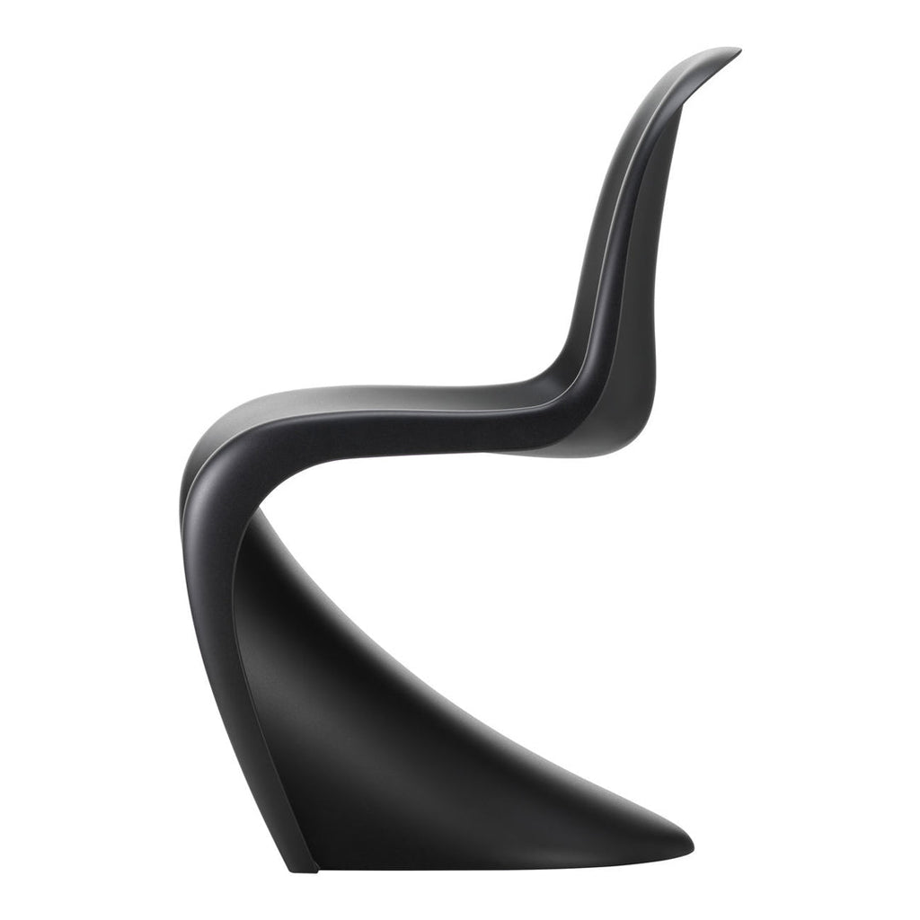 Chaise latérale en plastique emblématique avec design monobloc en porte-à-faux pour salle à manger ou extérieur