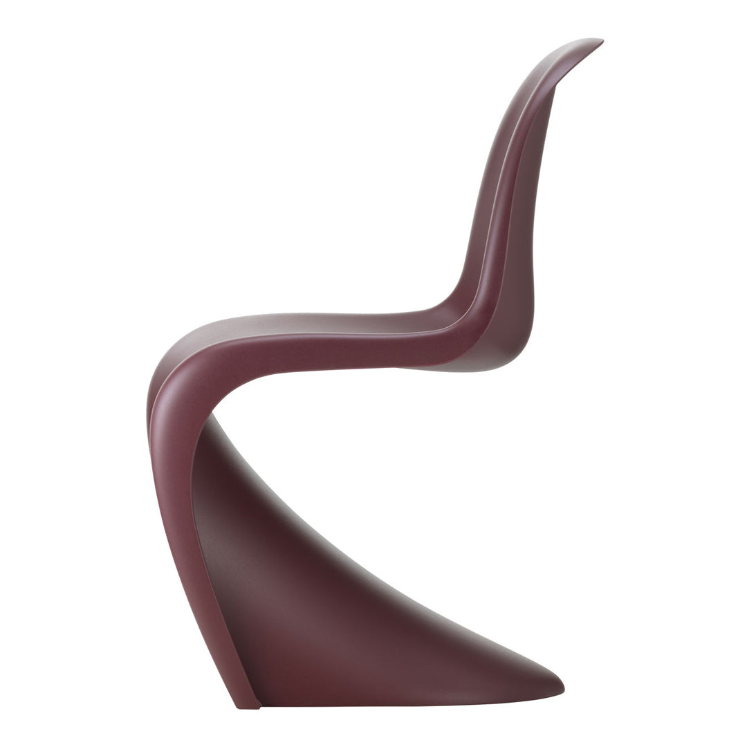 Chaise latérale en plastique emblématique avec design monobloc en porte-à-faux pour salle à manger ou extérieur