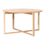 Table basse scandinave en bois de hêtre avec design multi-hauteur réglable pour salon