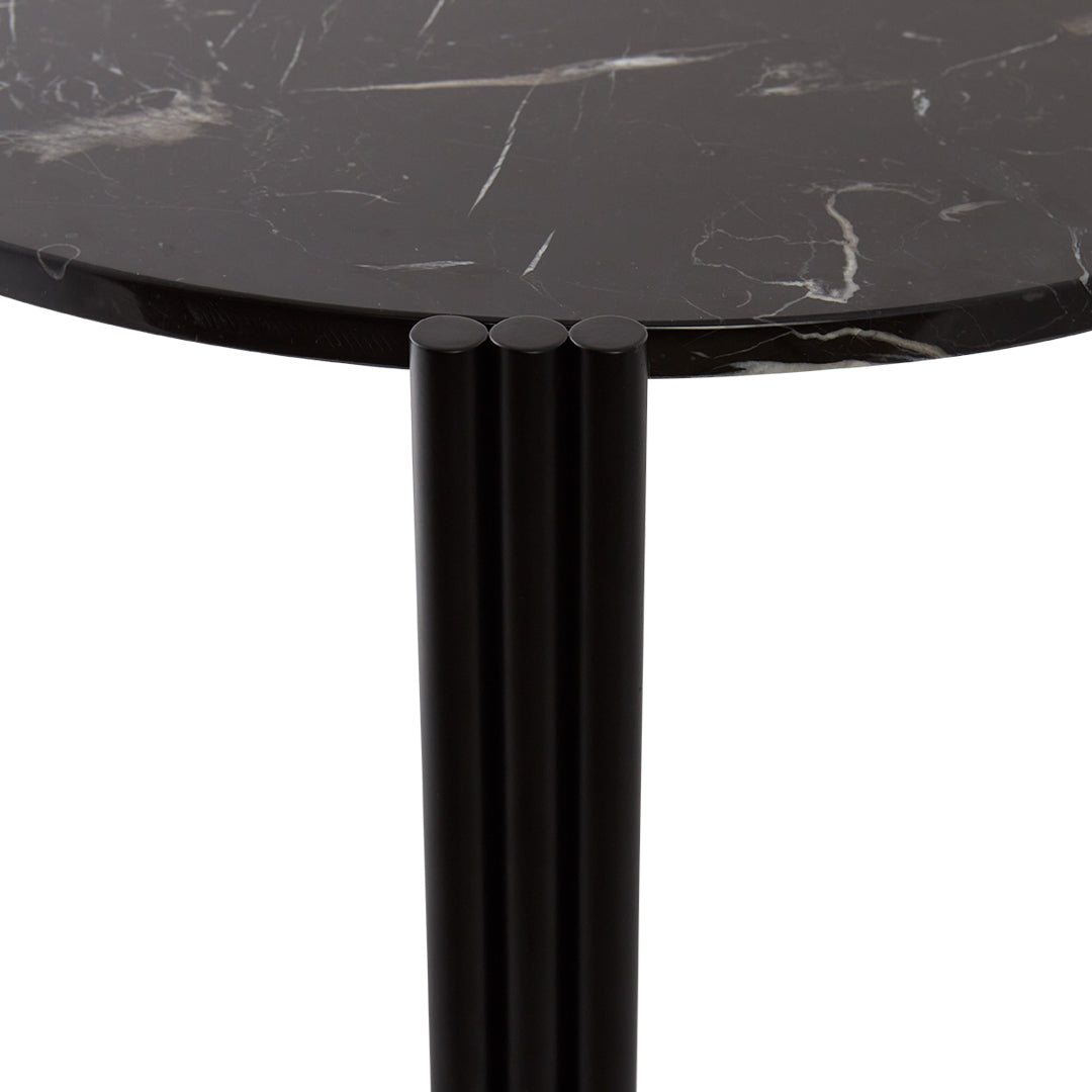 Table basse en marbre et travertin naturel avec ensemble empilable multi-pièces pour salon