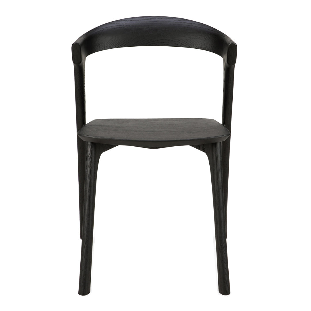 Chaise de salle à manger scandinave en chêne massif, aspect léger, avec coussin optionnel pour la salle à manger