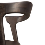 Chaise de salle à manger scandinave en chêne massif, aspect léger, avec coussin optionnel pour la salle à manger