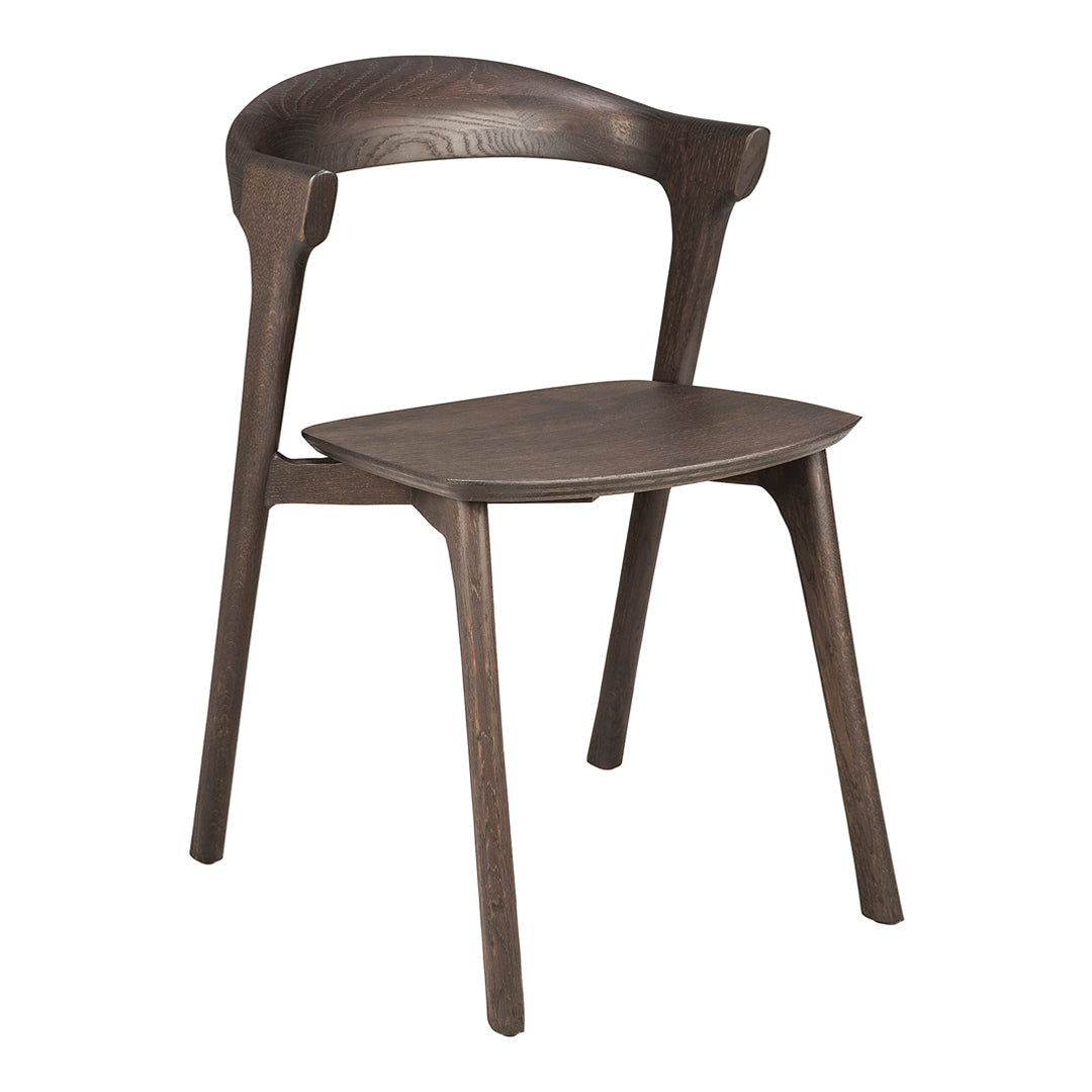 Chaise de salle à manger scandinave en chêne massif, aspect léger, avec coussin optionnel pour la salle à manger
