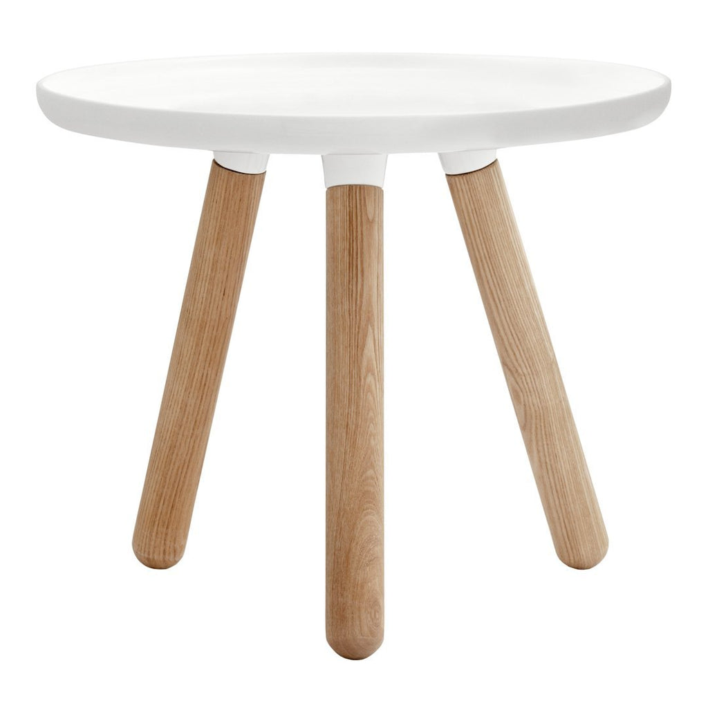 Table basse en bois minimaliste avec assemblage facile sans vis pour toute pièce