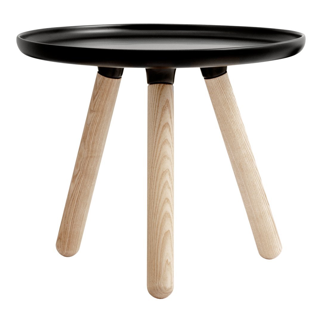 Table basse en bois minimaliste avec assemblage facile sans vis pour toute pièce