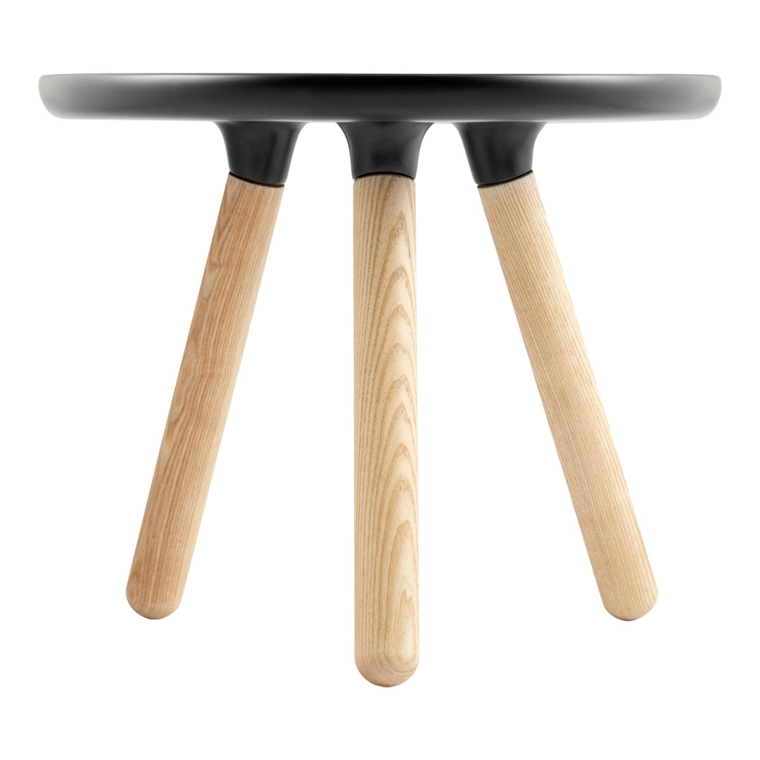Table basse en bois minimaliste avec assemblage facile sans vis pour toute pièce