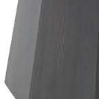 Table basse scandinave en pin avec piètement sculptural octogonal pour salon