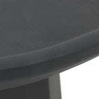 Table basse scandinave en pin avec piètement sculptural octogonal pour salon