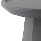 Table basse scandinave en pin avec piètement sculptural octogonal pour salon