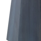 Table basse scandinave en pin avec piètement sculptural octogonal pour salon