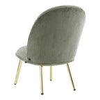 Fauteuil de salon moderne urbain en velours ou cuir avec assemblage à plat pour le salon