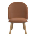 Fauteuil de salon moderne urbain en velours ou cuir avec assemblage à plat pour le salon