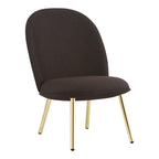Fauteuil de salon moderne urbain en velours ou cuir avec assemblage à plat pour le salon