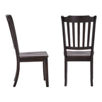 Chaises de salle à manger en bois à lattes